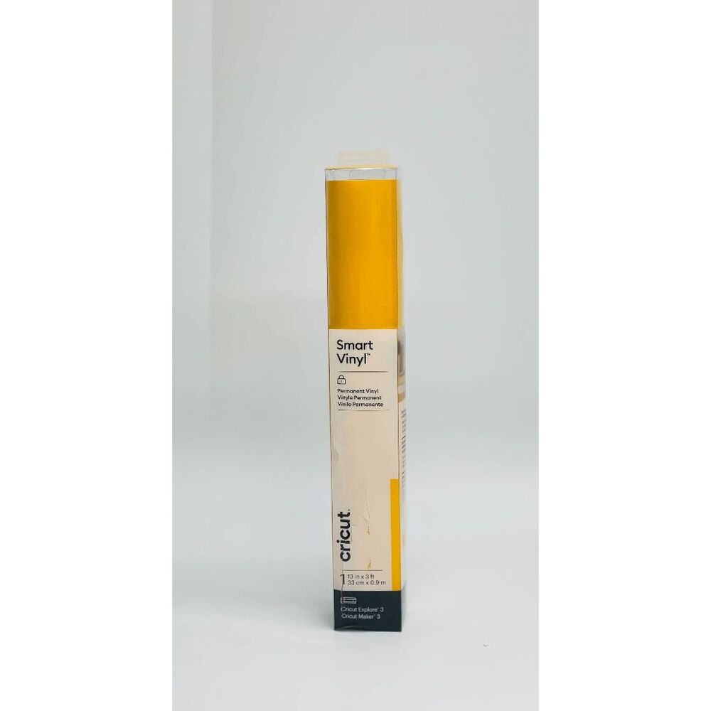 Cricut Smart Vinyl Permanent - Maize Yellow 13 in x 3 ft